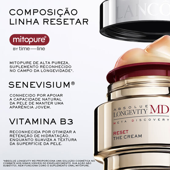 Creme Facial Lanc&ocirc;me Absolue Longevity M.D. Reset